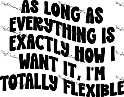 Flexible in Black - Vinyl Creation Supply