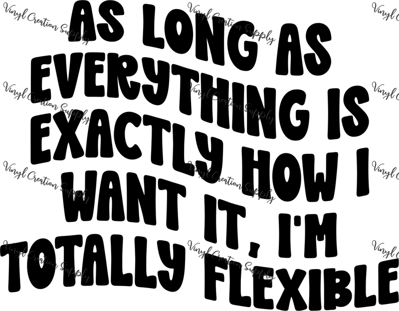 Flexible in Black - Vinyl Creation Supply