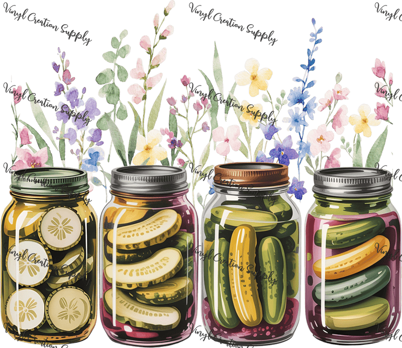 Floral Pickles - Vinyl Creation Supply
