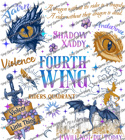 Fourth Wing 2 Combo - Vinyl Creation Supply