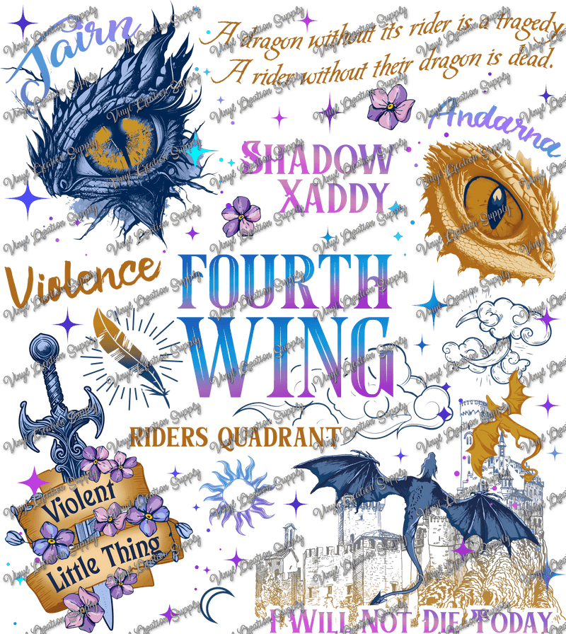 Fourth Wing 2 Combo - Vinyl Creation Supply