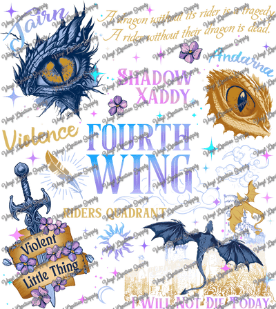 Fourth Wing 1 Combo - Vinyl Creation Supply