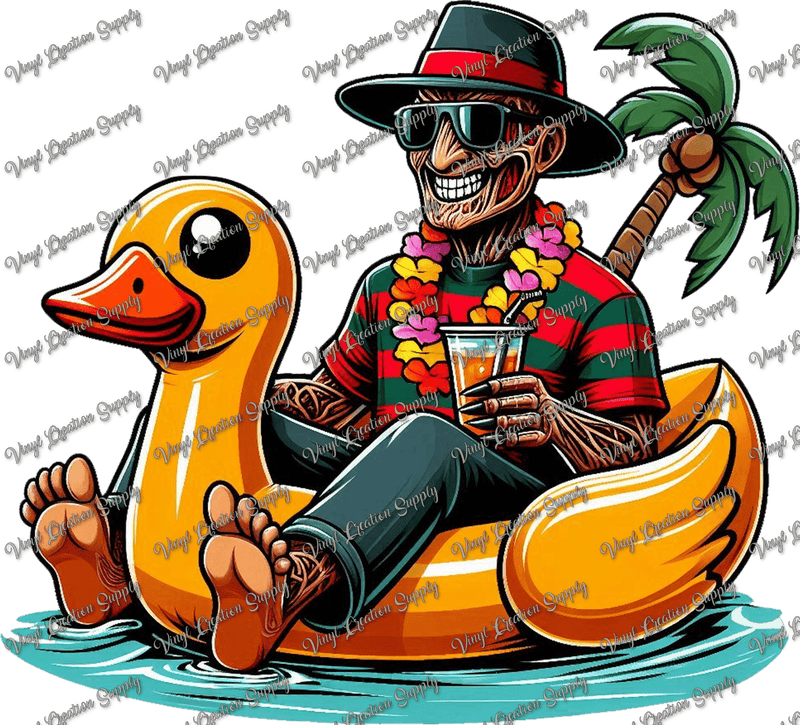Freddy Summer Duck - Vinyl Creation Supply