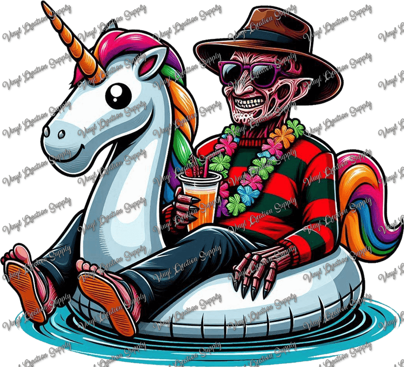 Freddy Summer Unicorn - Vinyl Creation Supply