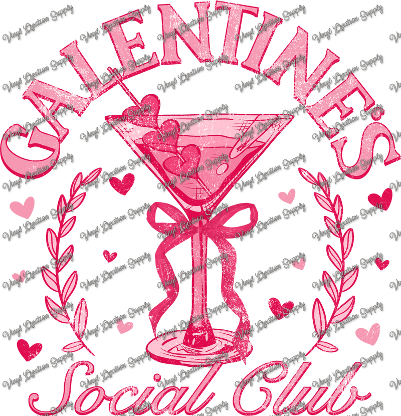 Galentines Social Club Grunge