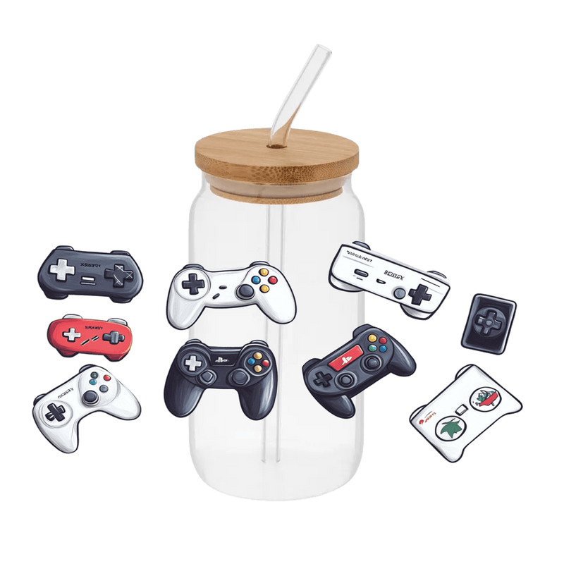 Game Controllers – Printed Libby Wrap (9.5" x 4.3" UV DTF) - Vinyl Creation Supply