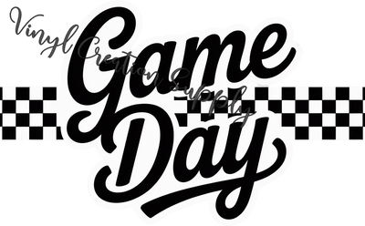 Game Day Checkered - Vinyl Creation Supply
