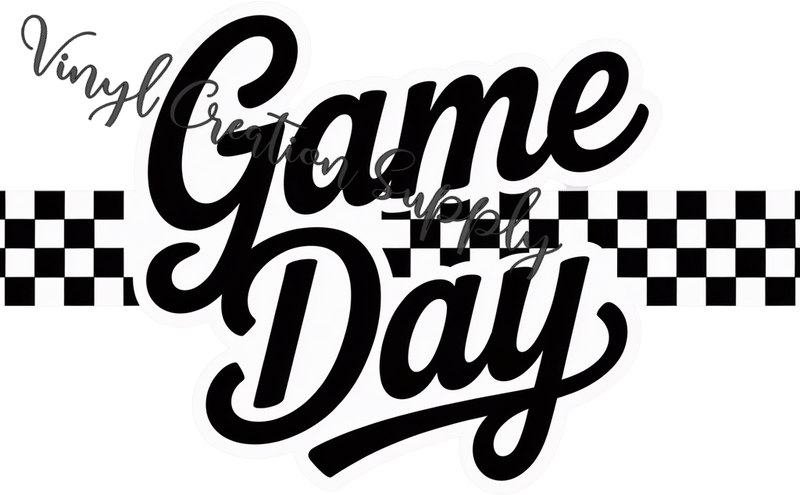 Game Day Checkered - Vinyl Creation Supply