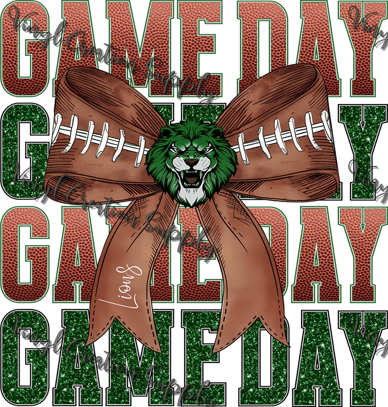 Game Day Football Lions - Vinyl Creation Supply