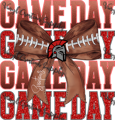 Game Day Football Spartans - Vinyl Creation Supply