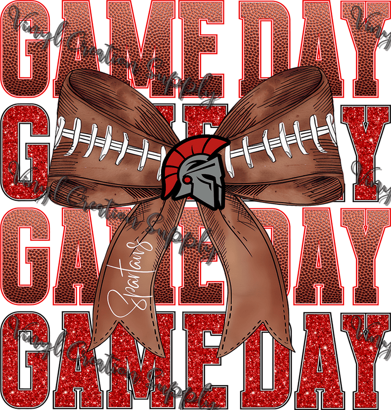 Game Day Football Spartans - Vinyl Creation Supply