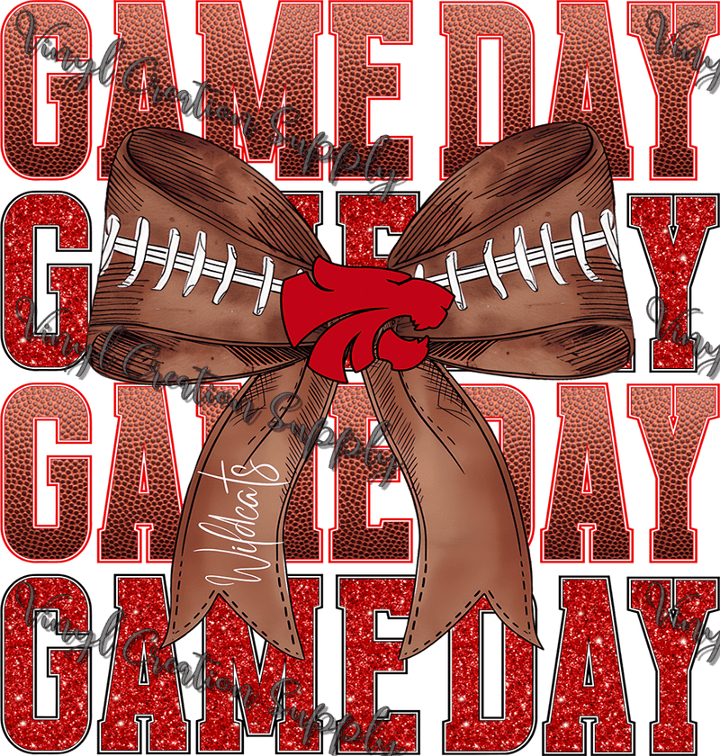 Game Day Football Splendora Wildcats - Vinyl Creation Supply