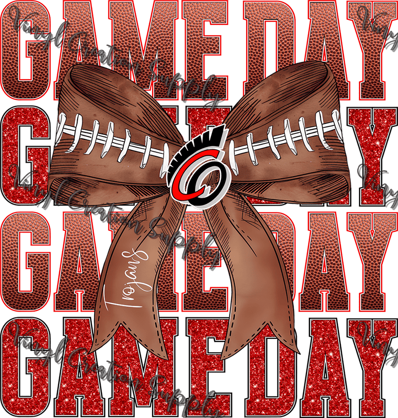 Game Day Football Trojans - Vinyl Creation Supply