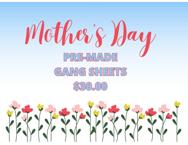 22" x 60" Mystery Pre-Made Gang Sheet-Mother&