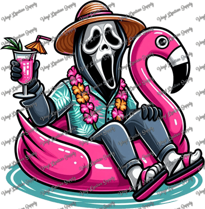Ghost Face Summer Flamingo - Vinyl Creation Supply