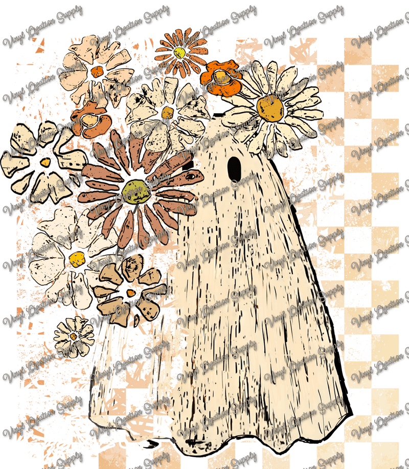 Ghost Flowers Grunge - Vinyl Creation Supply