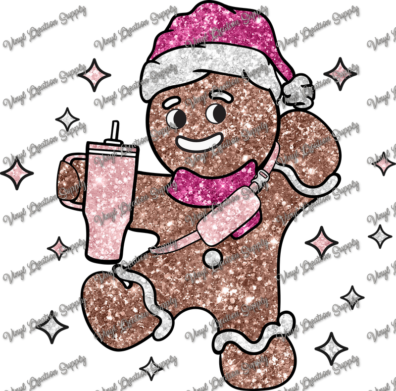 Gingerbread Pink Sequin