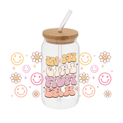 Girl Mom Era Wrap – Printed Libby Wrap (9.5" x 4.3" UV DTF) - Vinyl Creation Supply