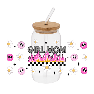 Girl Mom Fire – Printed Wrap - Vinyl Creation Supply