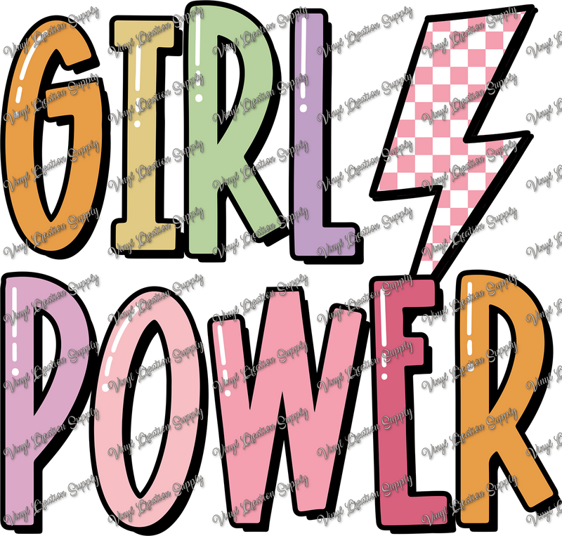 Girl Power Lightning Bolt