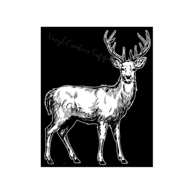 God's Glory Deer White Combo - Vinyl Creation Supply