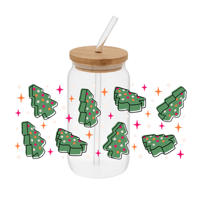Green Debbie Cake– Printed Libby Wrap (9.5" x 4.3" UV DTF) - Vinyl Creation Supply