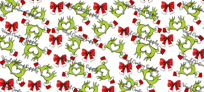 Greenguy Heart Hands – Printed Libby Wrap (9.5" x 4.3" UV DTF) - Vinyl Creation Supply