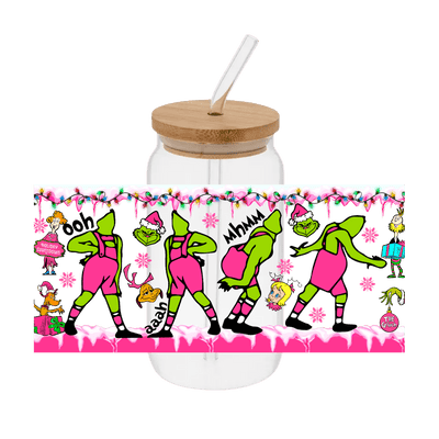 Grinch - 10 – Printed Libby Wrap (9.5" x 4.3" UV DTF) - Vinyl Creation Supply