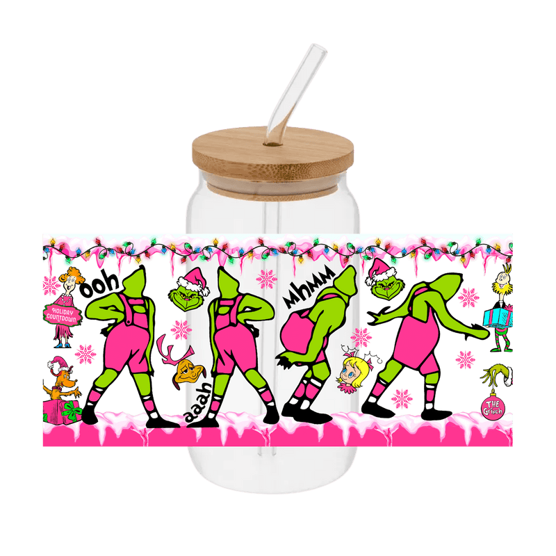 Grinch - 10 – Printed Libby Wrap (9.5" x 4.3" UV DTF) - Vinyl Creation Supply