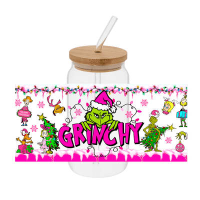 Grinch - 11 – Printed Libby Wrap (9.5" x 4.3" UV DTF) - Vinyl Creation Supply