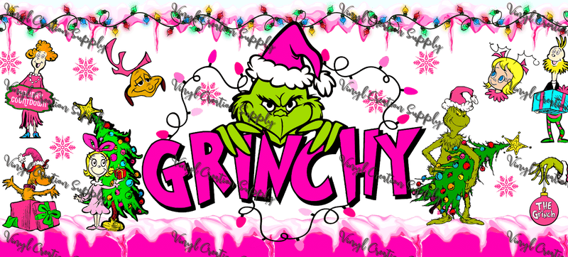 Grinch - 11 – Printed Libby Wrap (9.5" x 4.3" UV DTF) - Vinyl Creation Supply