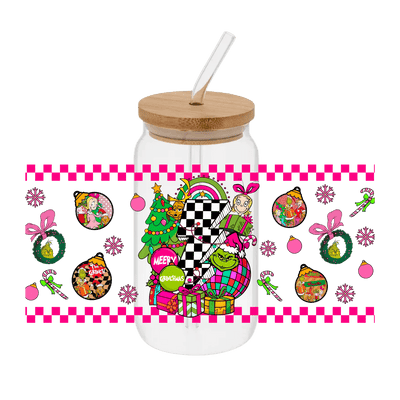 Grinch - 16 – Printed Libby Wrap (9.5" x 4.3" UV DTF) - Vinyl Creation Supply