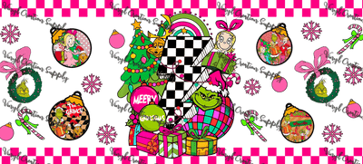 Grinch - 16 – Printed Libby Wrap (9.5" x 4.3" UV DTF) - Vinyl Creation Supply