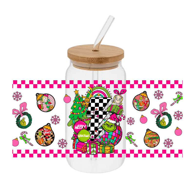 Grinch - 16 – Printed Libby Wrap (9.5" x 4.3" UV DTF) - Vinyl Creation Supply