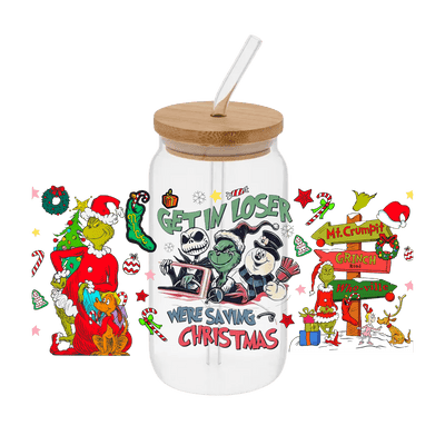 Grinch - 7 – Printed Libby Wrap (9.5" x 4.3" UV DTF) - Vinyl Creation Supply