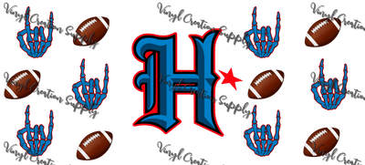 Houston Texans Libby – Printed Libby Wrap (9.5" x 4.3" UV DTF) - Vinyl Creation Supply