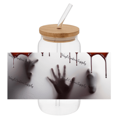 Handprint Glass 2 - Vinyl Creation Supply