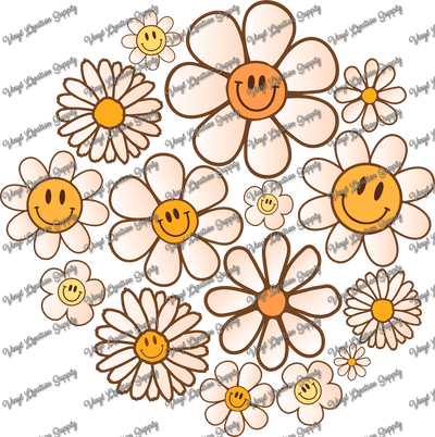 Happy Flowers - Vinyl Creation Supply