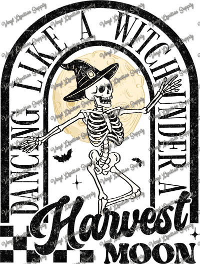 Harvest Moon Skeleton - Vinyl Creation Supply
