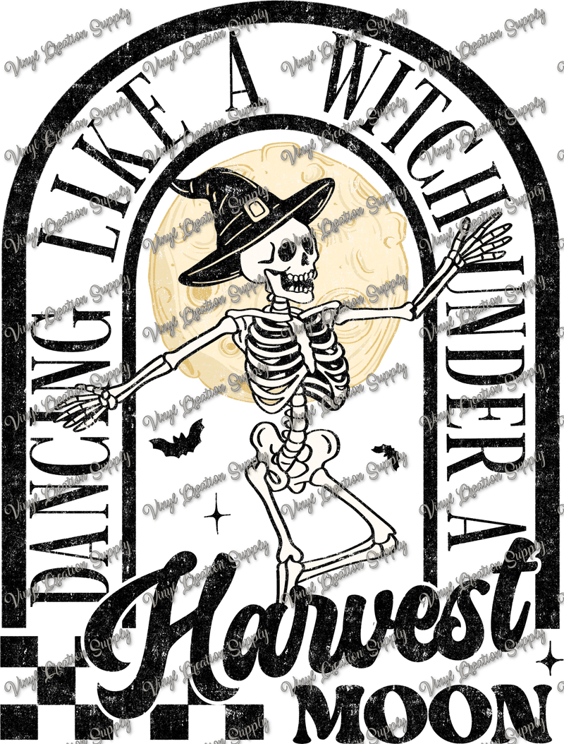 Harvest Moon Skeleton - Vinyl Creation Supply