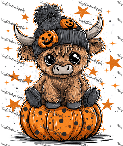 Highland Cow Pumpkin - Vinyl Creation Supply