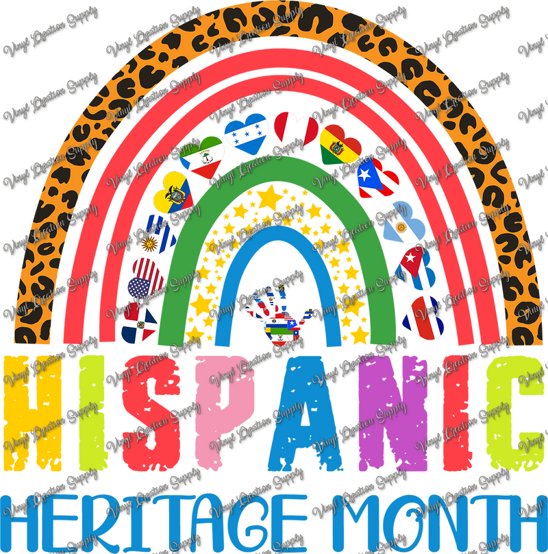 Hispanic Heritage Rainbow