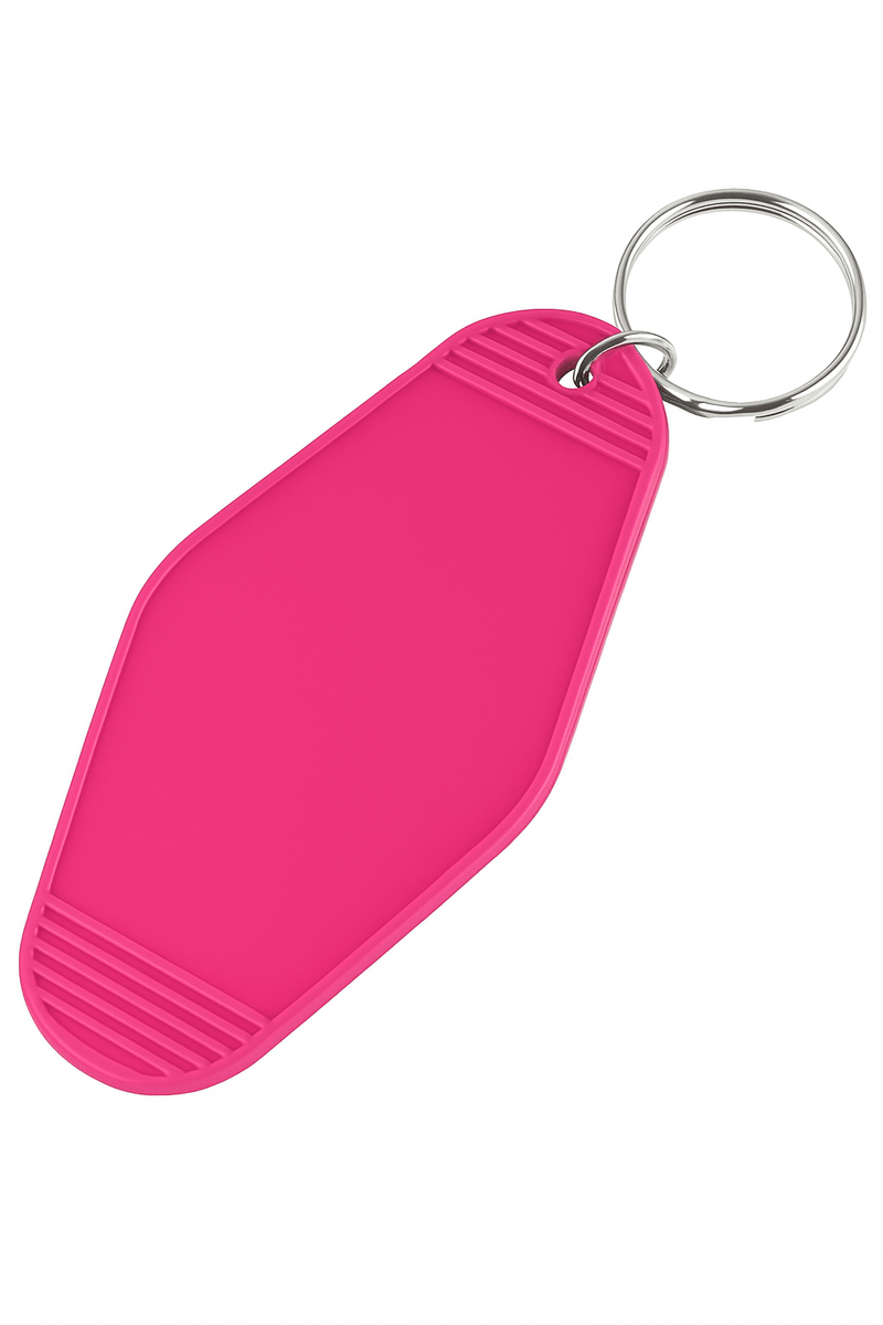 Blank Vintage Hotel Keychains - Vinyl Creation Supply