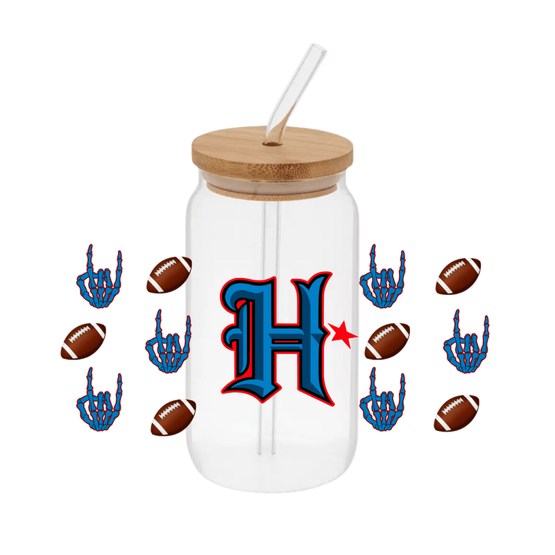 Houston Texans Libby – Printed Libby Wrap (9.5" x 4.3" UV DTF) - Vinyl Creation Supply