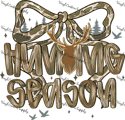 Hunting Season With Bow - Vinyl Creation Supply