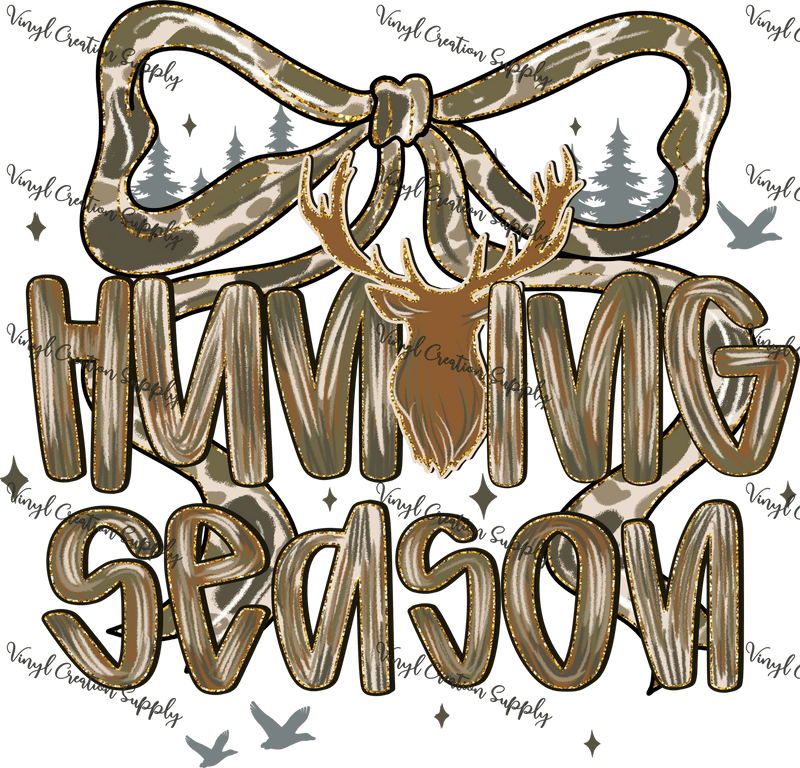 Hunting Season With Bow - Vinyl Creation Supply