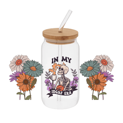 IDGAF Era– Printed Libby Wrap (9.5" x 4.3" UV DTF) - Vinyl Creation Supply