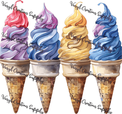 Ice Cream Cones - Vinyl Creation Supply