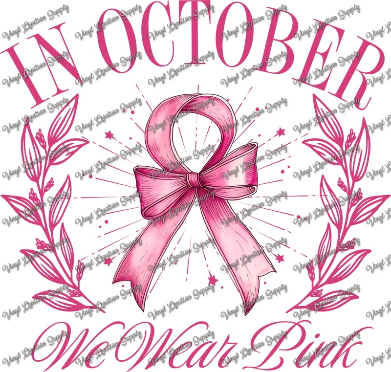 In October We Wear Pink Bow