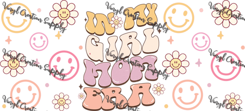 Girl Mom Era Wrap – Printed Libby Wrap (9.5" x 4.3" UV DTF) - Vinyl Creation Supply